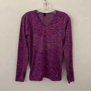 pink & purple rbx workout top